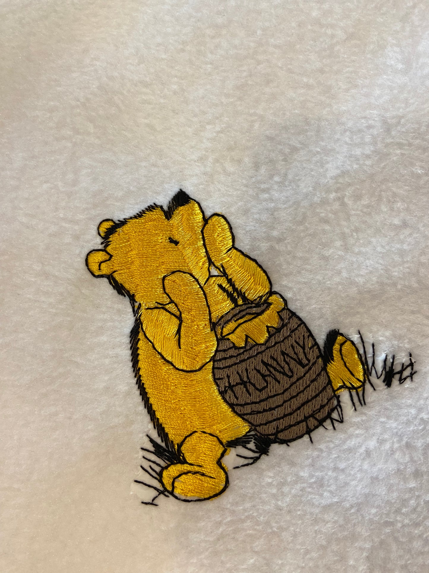 Honey Bear Fleece Baby blanket wrap