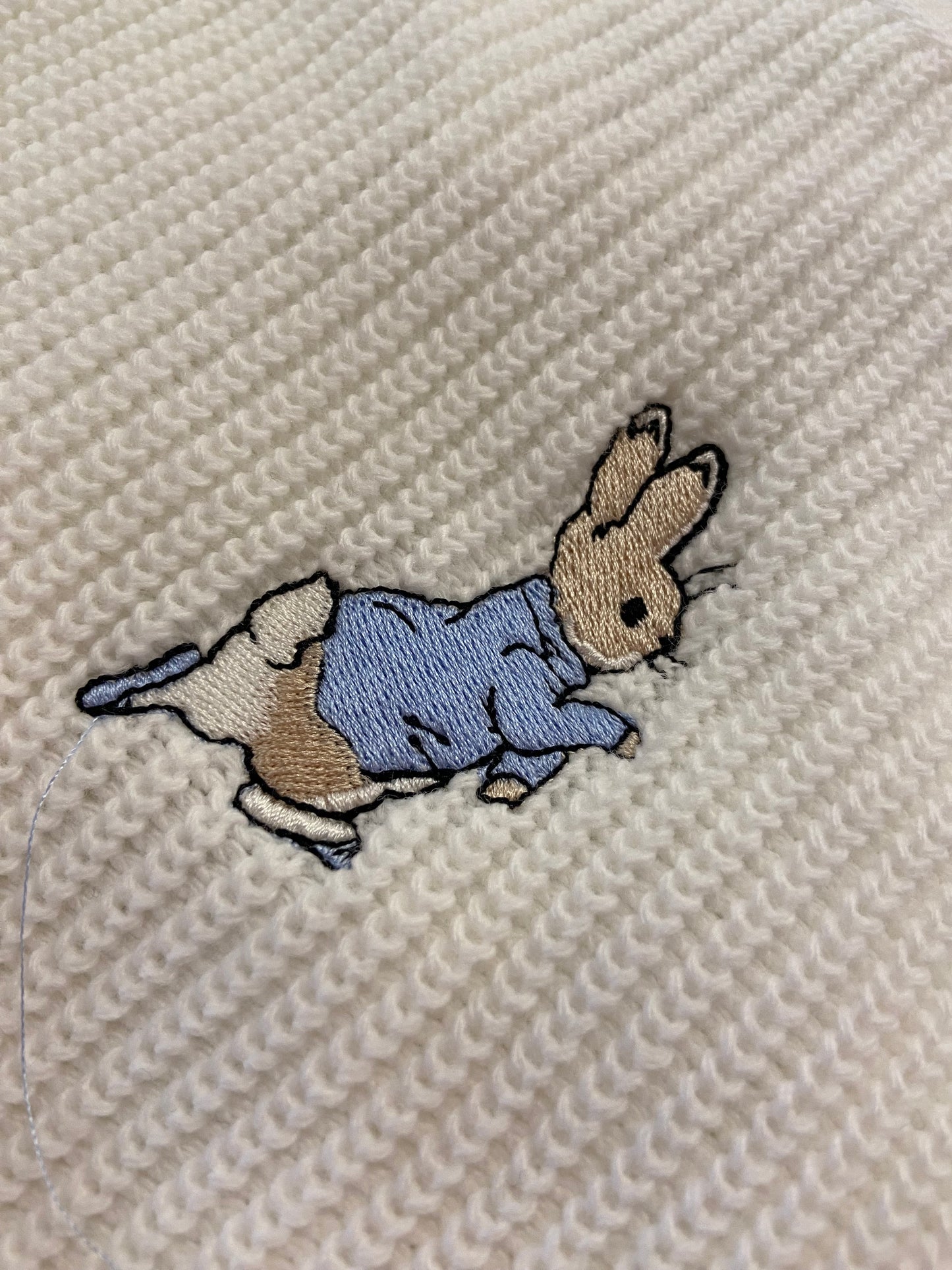 Dandelion Knitted Set Embroidered Peter Rabbit with matching Hat