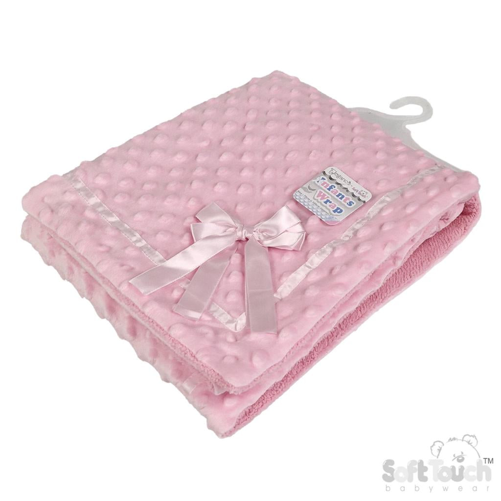 Soft Touch Bubble Wrap Blanket with Sherpa Fleece Back