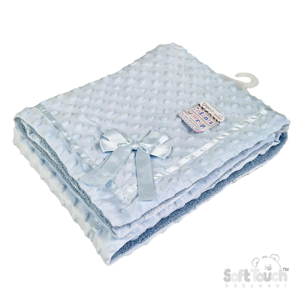 Soft Touch Bubble Wrap Blanket with Sherpa Fleece Back