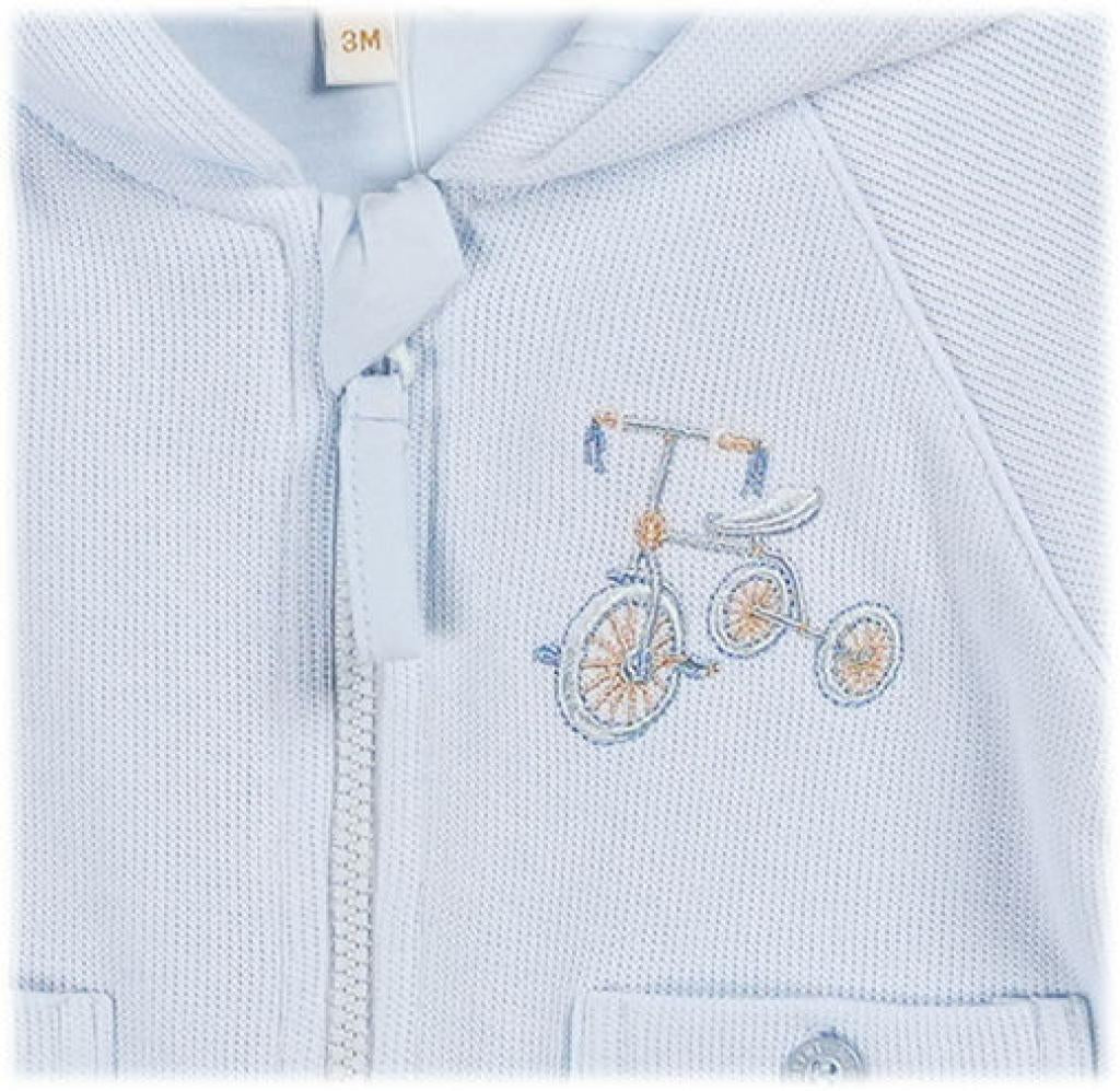 Mintini Baby Boys Tricycle Hooded Jacket