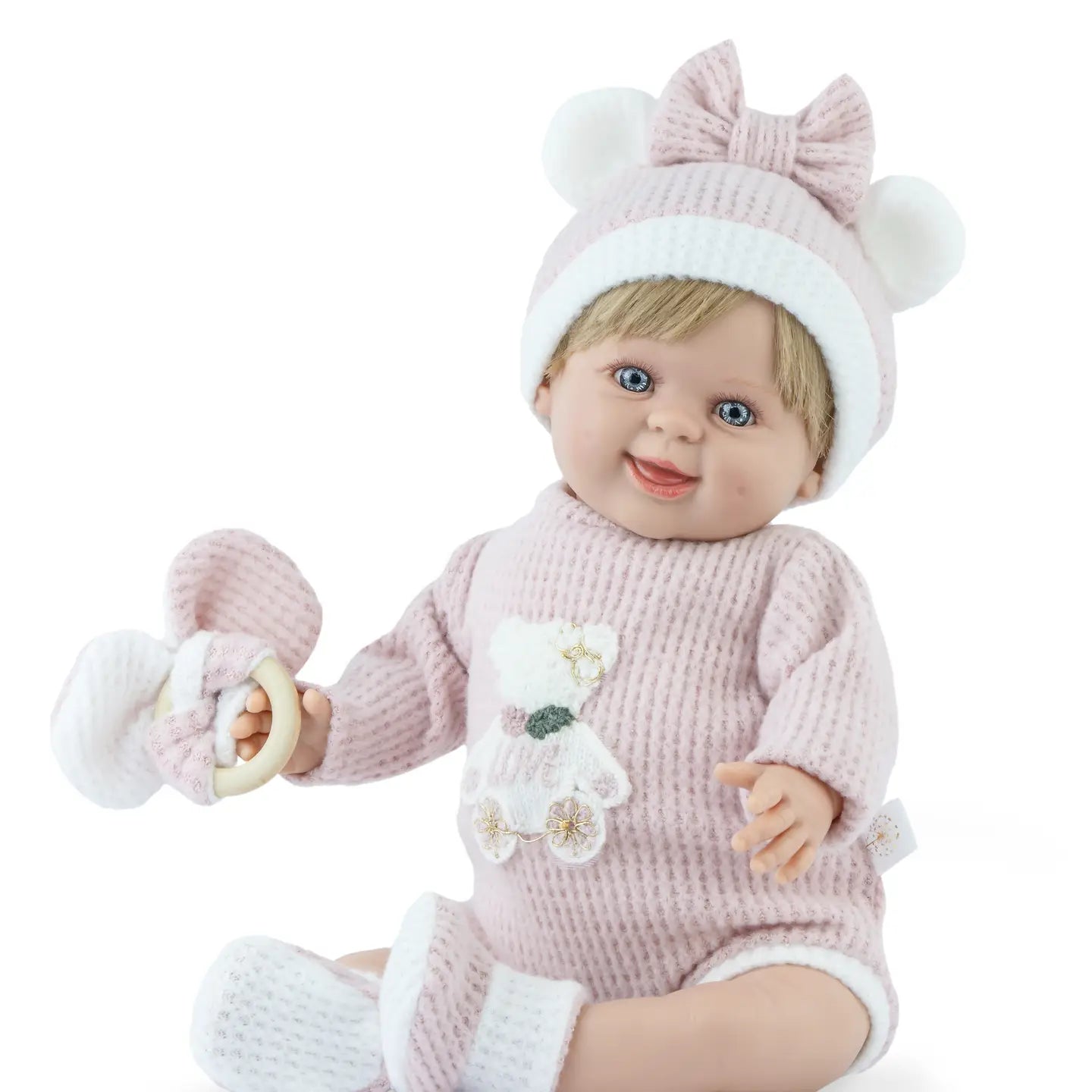 Marine and Pau Teddy Doll Soft Bodied Articulated 45 cms