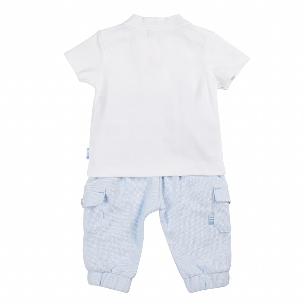 Mintini Boys Sailing Boat Top with Jogging Bottoms Set