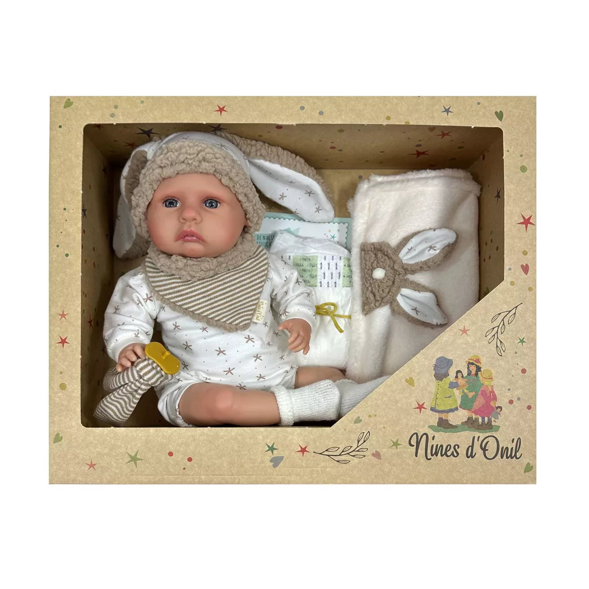 Nines d’Onil Little Adri Reborn Doll Soft Bodied 40 cms
