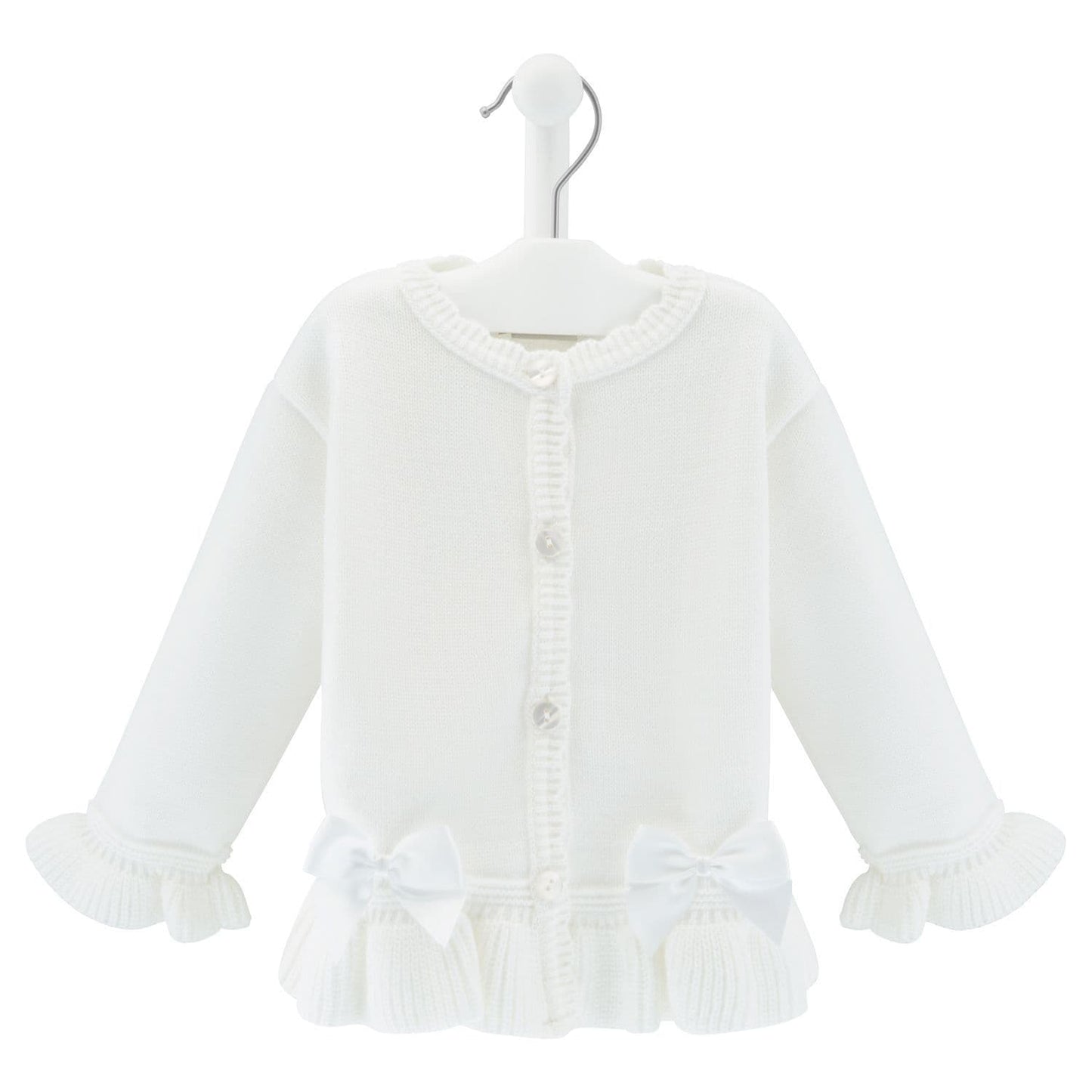 Dandelion Knitted White Cardigan