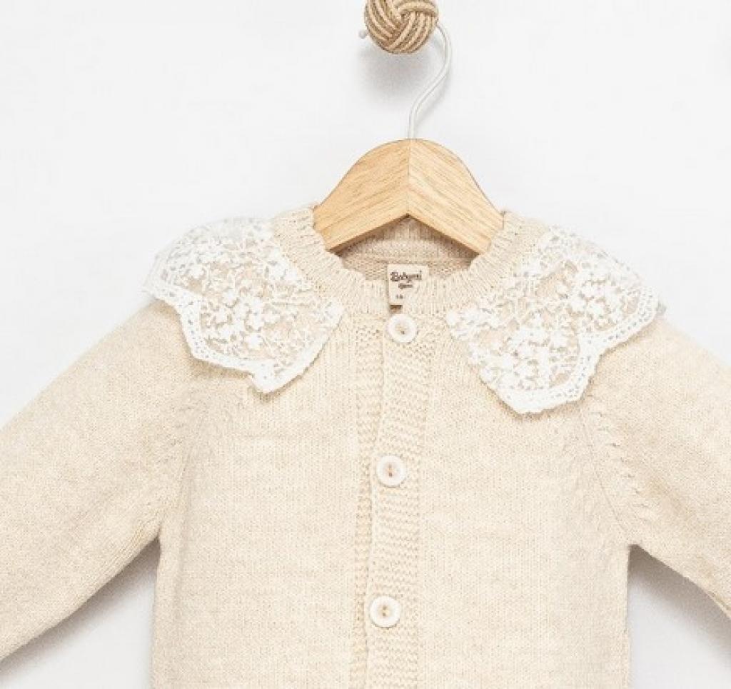 Babymy Three Piece Cardigan, Leggings and Hairband Set