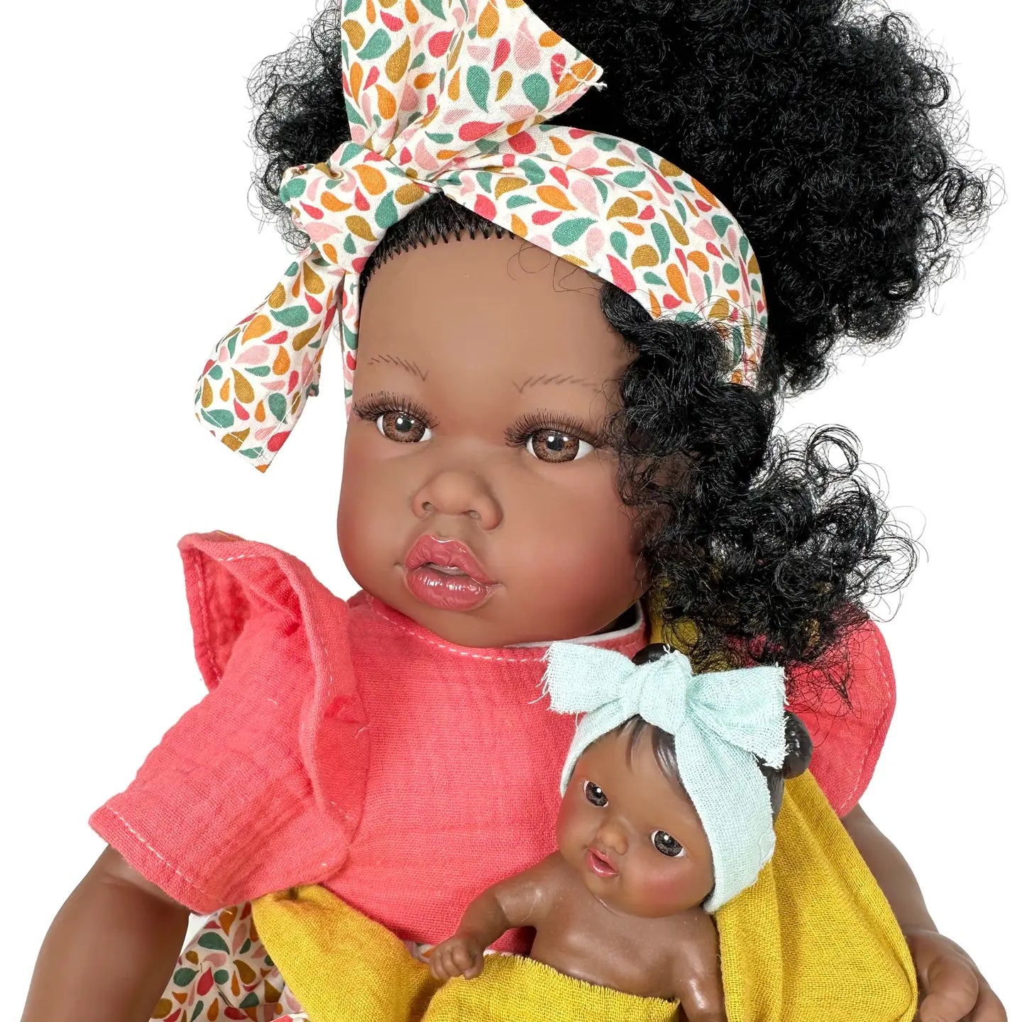 Nines d’Onil Addis Doll with Baby Soft Bodied 45 cms