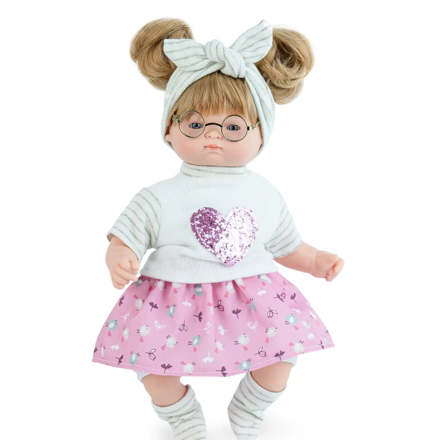 Marina and Pau Soft Bodied 26 cms Doll Choose Hair Colour
