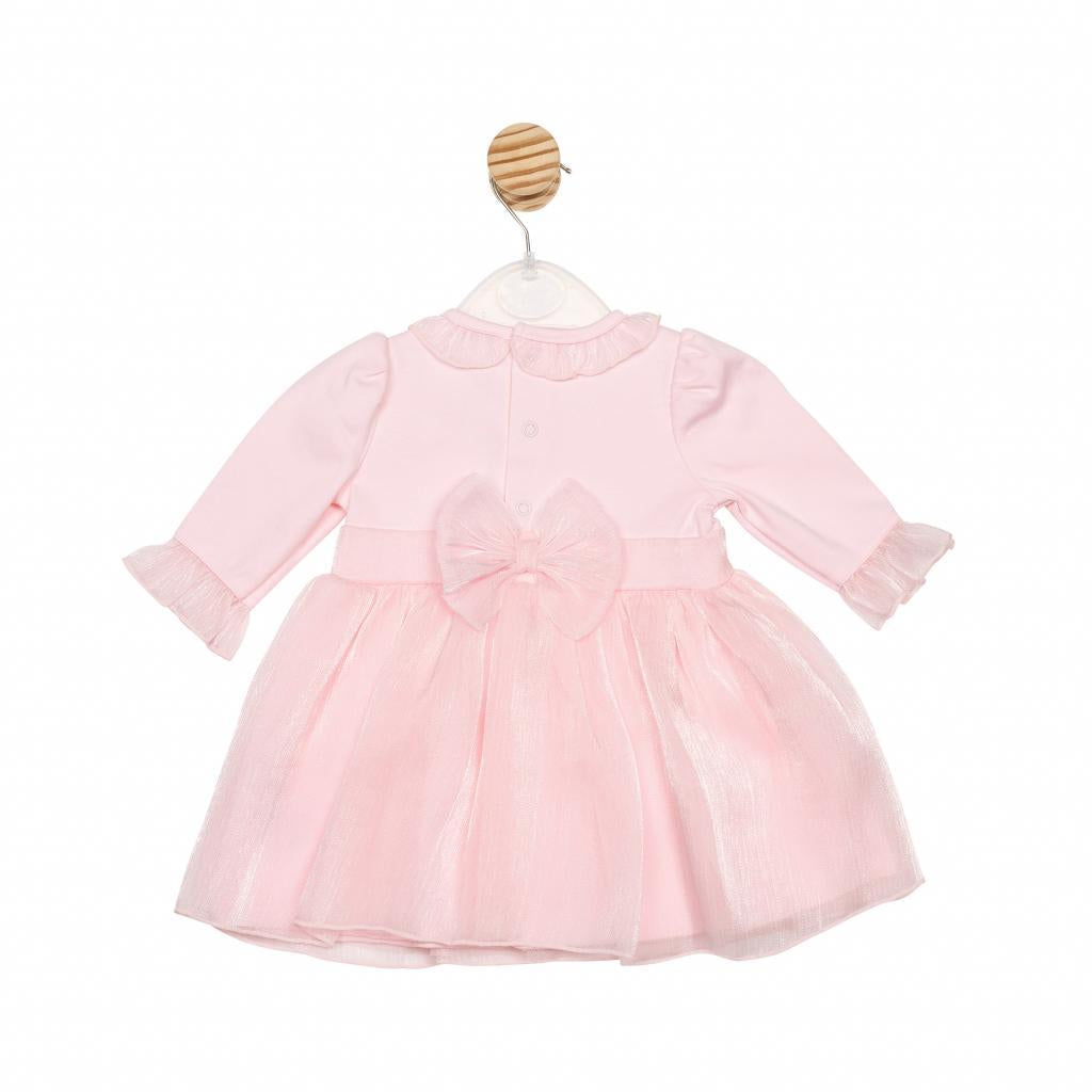 Mintini Bow and Sparkle Dress with Organza Bows and Skirt