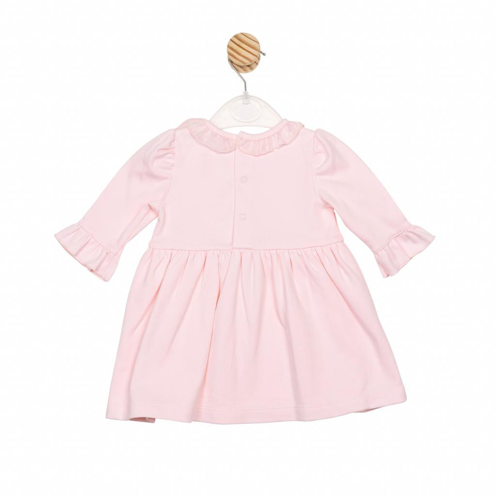 Mintini Bow and Sparkle Dress with Organza Trim