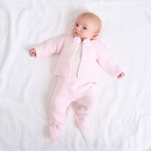 Dandelion Knitted Pom Pom Two Piece Set