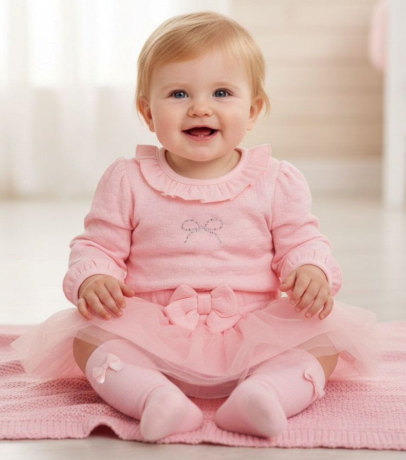 Just For Me Pink Top with Matching Tulle Skirt