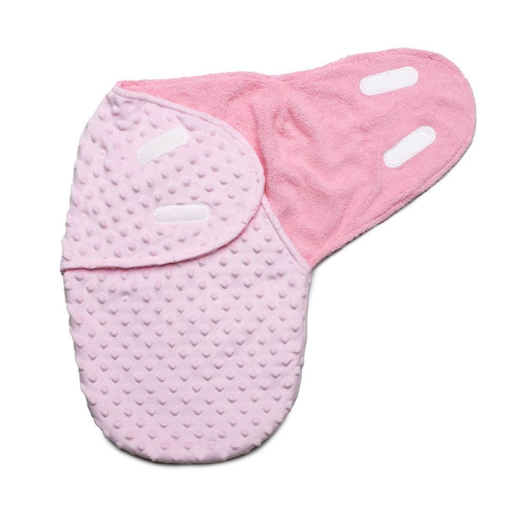 Soft Touch Bubble Swaddle Wrap Pink/Blue/White