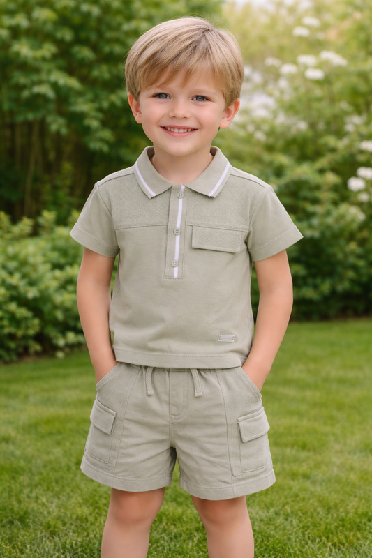 Mintini Boys Two Piece Shorts Set
