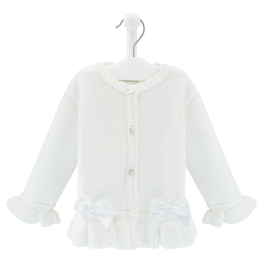 Dandelion Knitted White Cardigan