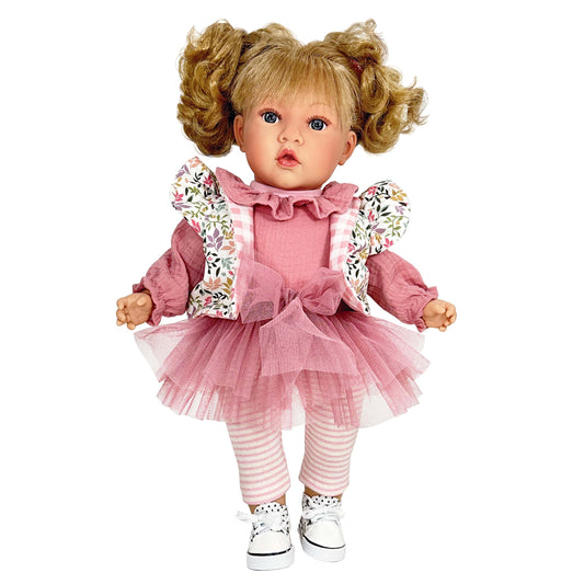 Nines d’Onil Susette Blossom Pigtails Soft Bodied Doll