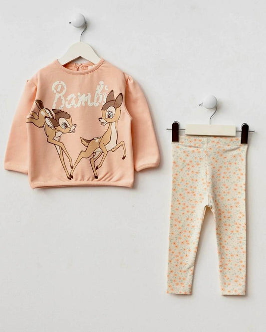 Bupper Kids Bambi Girls Top and Leggings Set