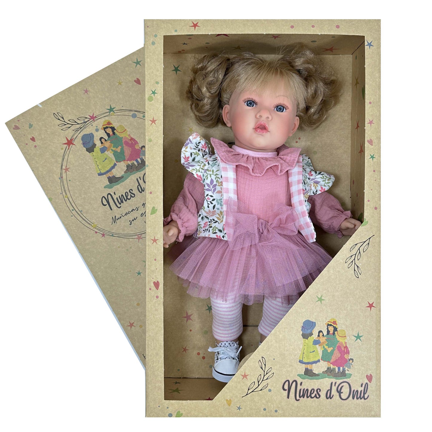Nines d’Onil Susette Blossom Pigtails Soft Bodied Doll