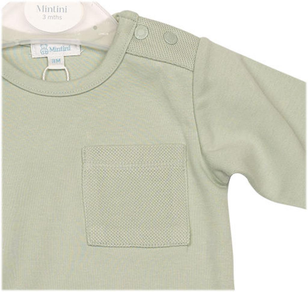 Mintini Boys Sage Top and Trousers Set