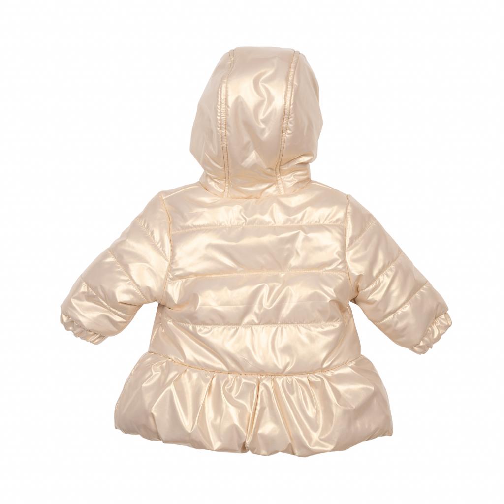 Mintini Girls Gold Padded Hooded Coat Jacket