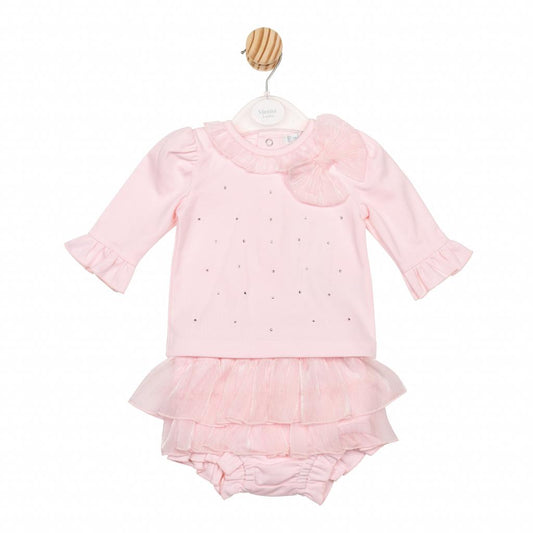 Mintini Bow and Sparkle Jam Pant Set