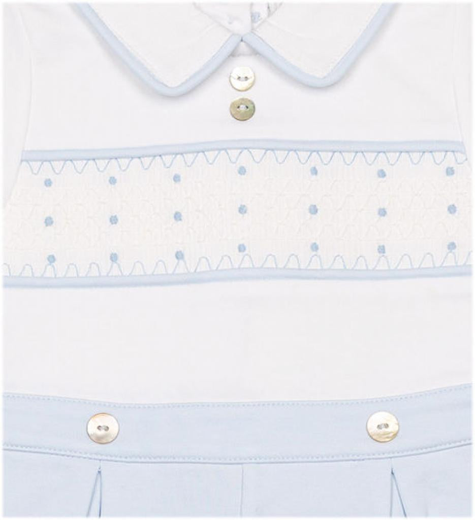 Mintini Boys Smocked Romper