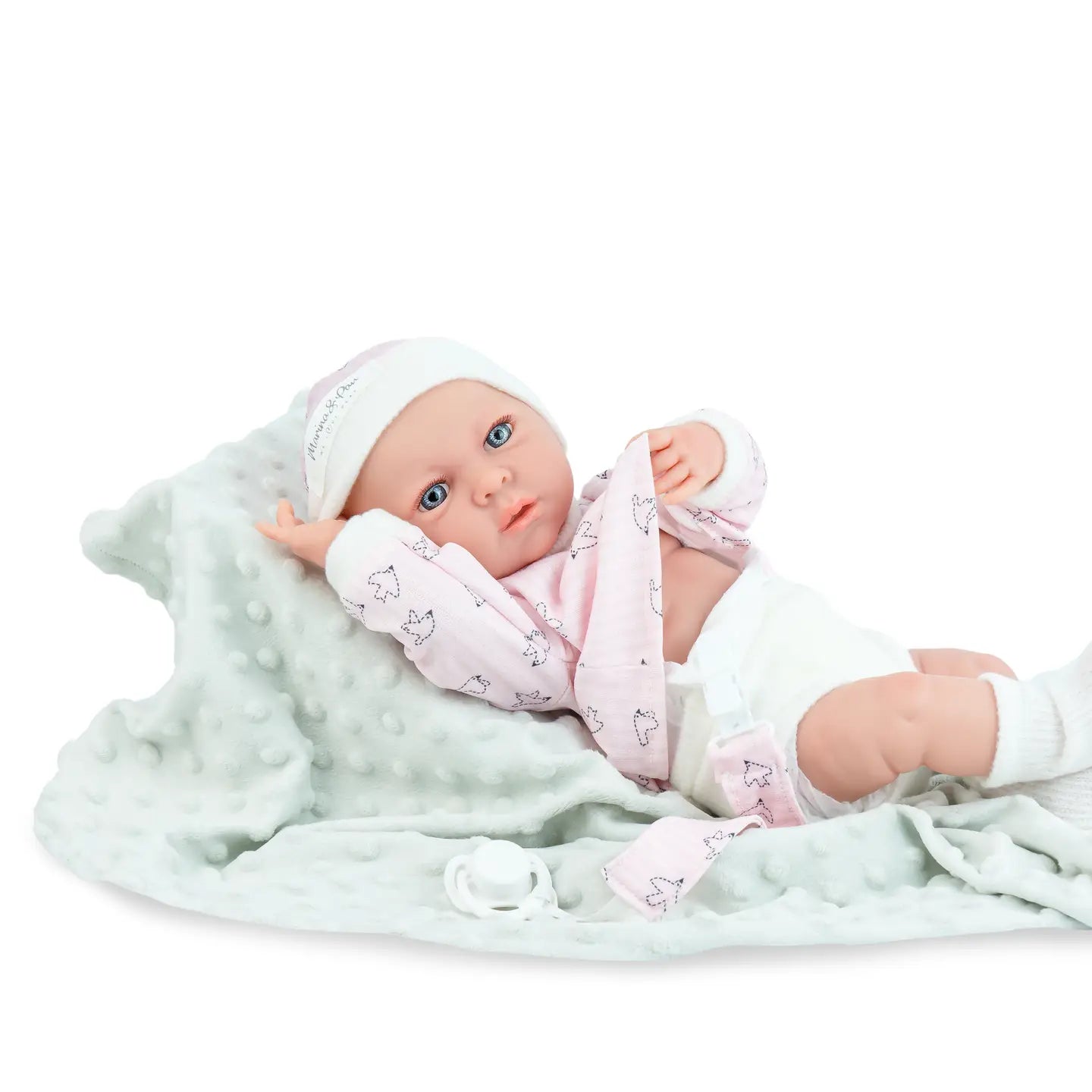 Marina and Pau Full Vinyl Bodied Baby Girl Doll 38 cms