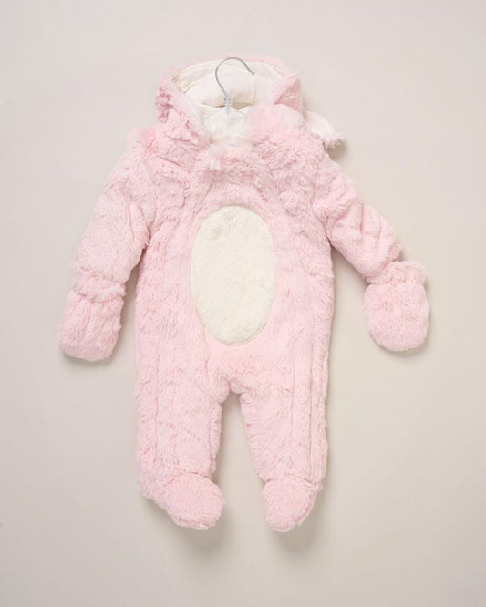 Rock a Bye Boutique Bunny Rabbit Fleece Snow Pram Suit