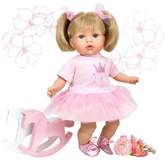 Nines d’Onil Tita Ballerina Speaking Doll Soft Bodied 45 cms