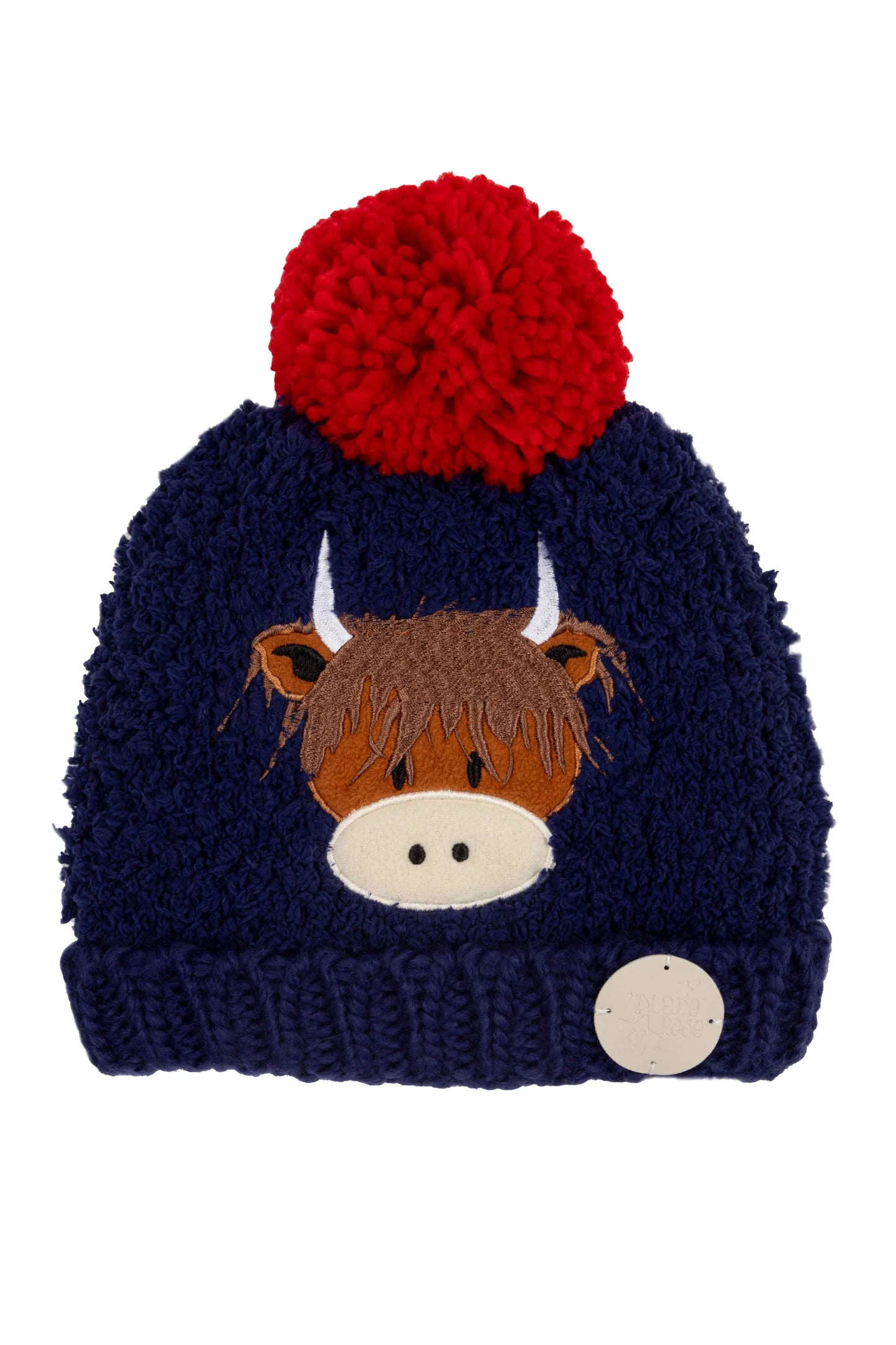 Blade and Rose Hamish the Highland Cow Pom Pom Hat