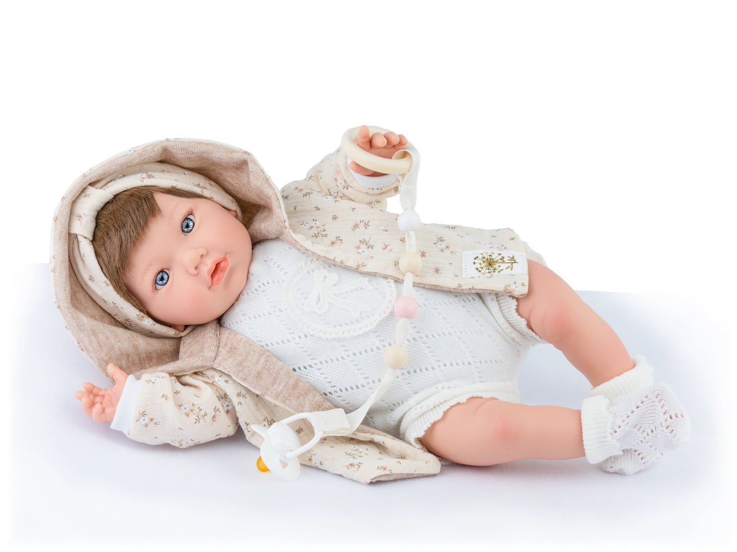 Marina and Pau Alina Mousseline Reborn Doll Soft Bodied Weighted 45 cms