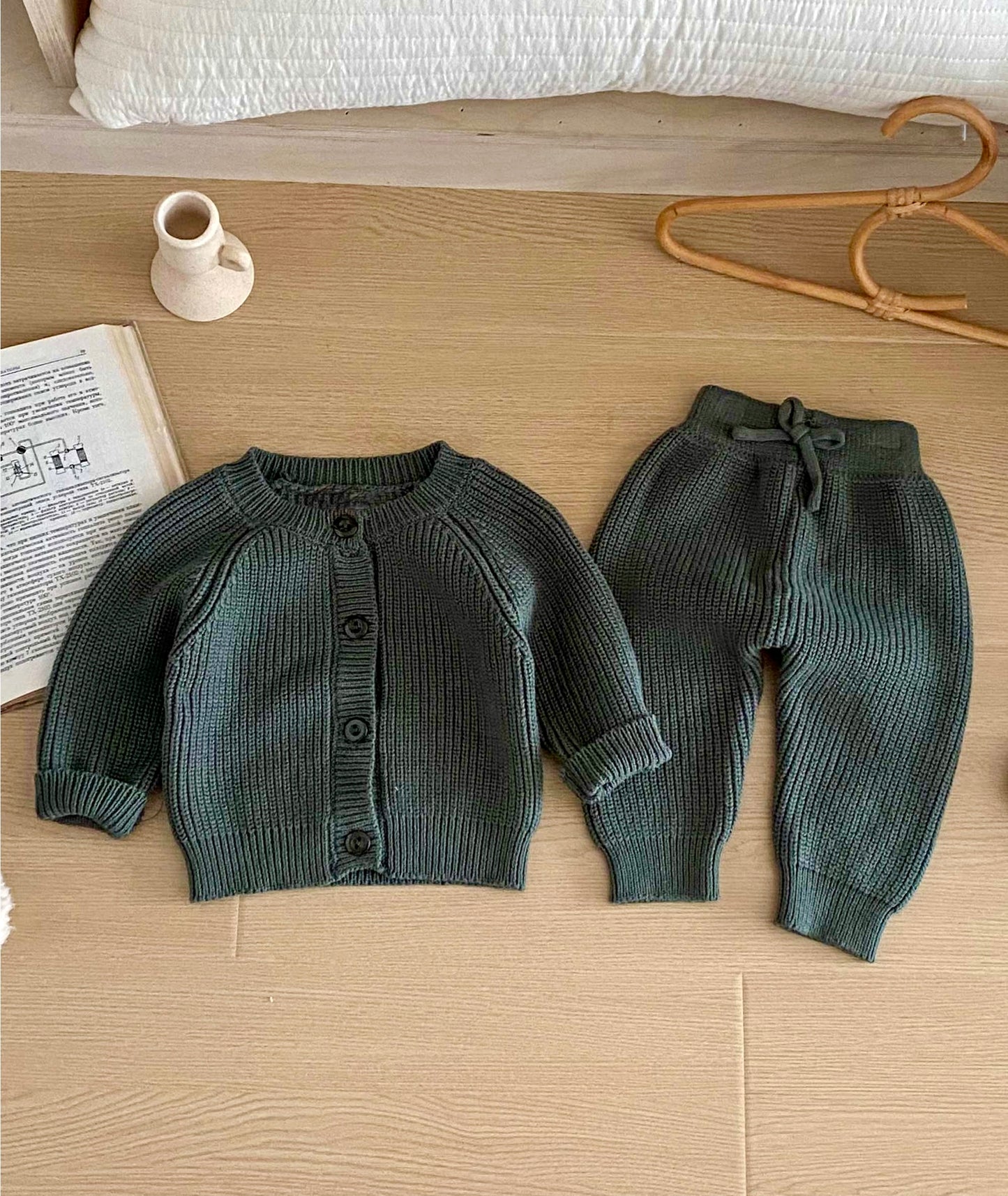 Sevva Boys Knitted Cardigan and Trousers Set