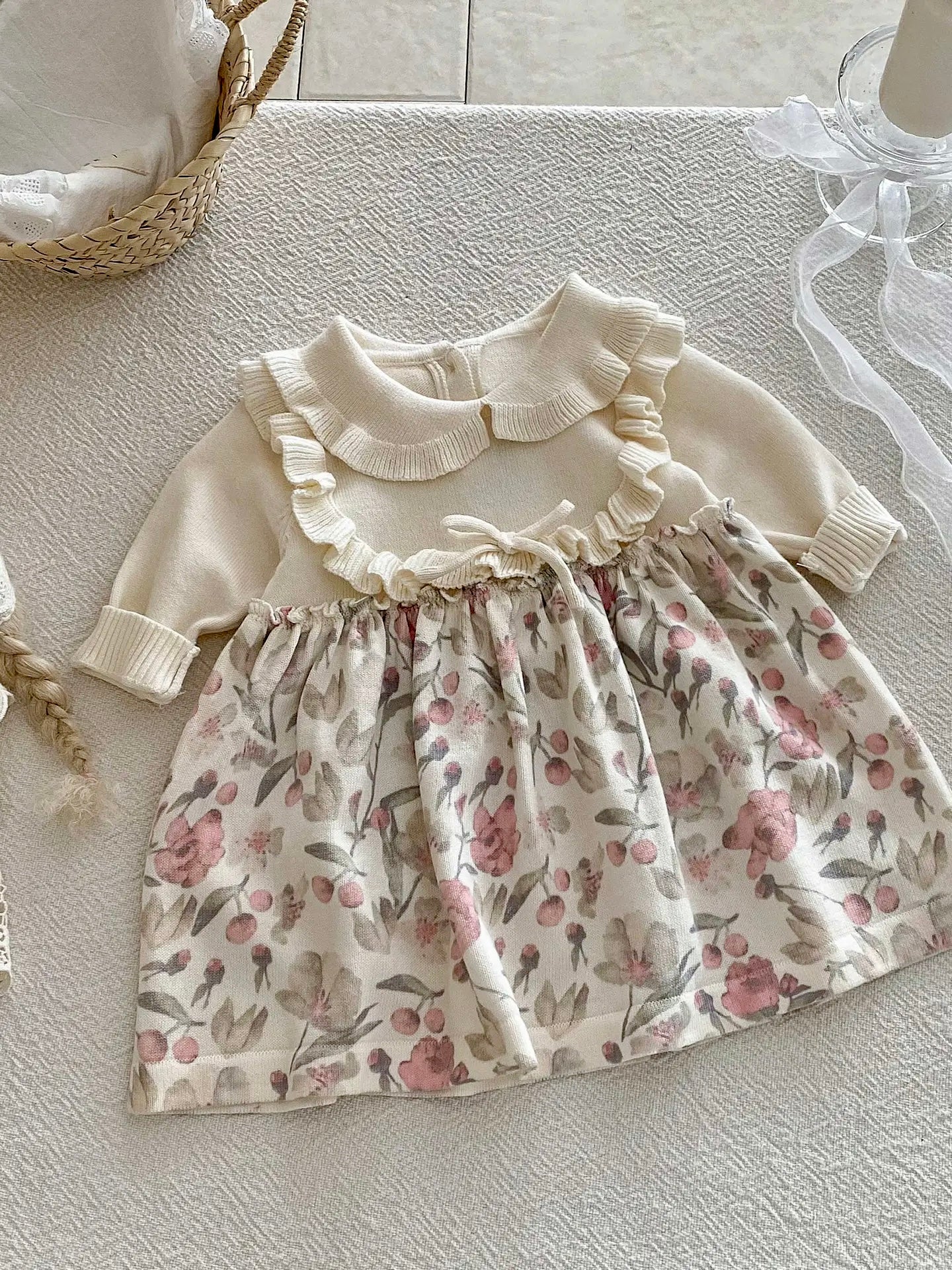 Sevva Fine Knit Dress Floral