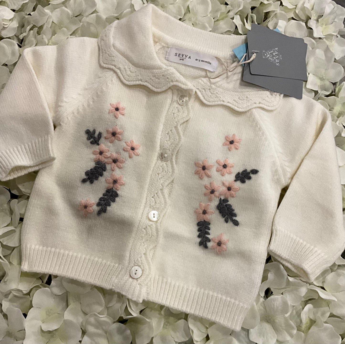 Sevva Fine Knit Two Piece Baby Girls Set