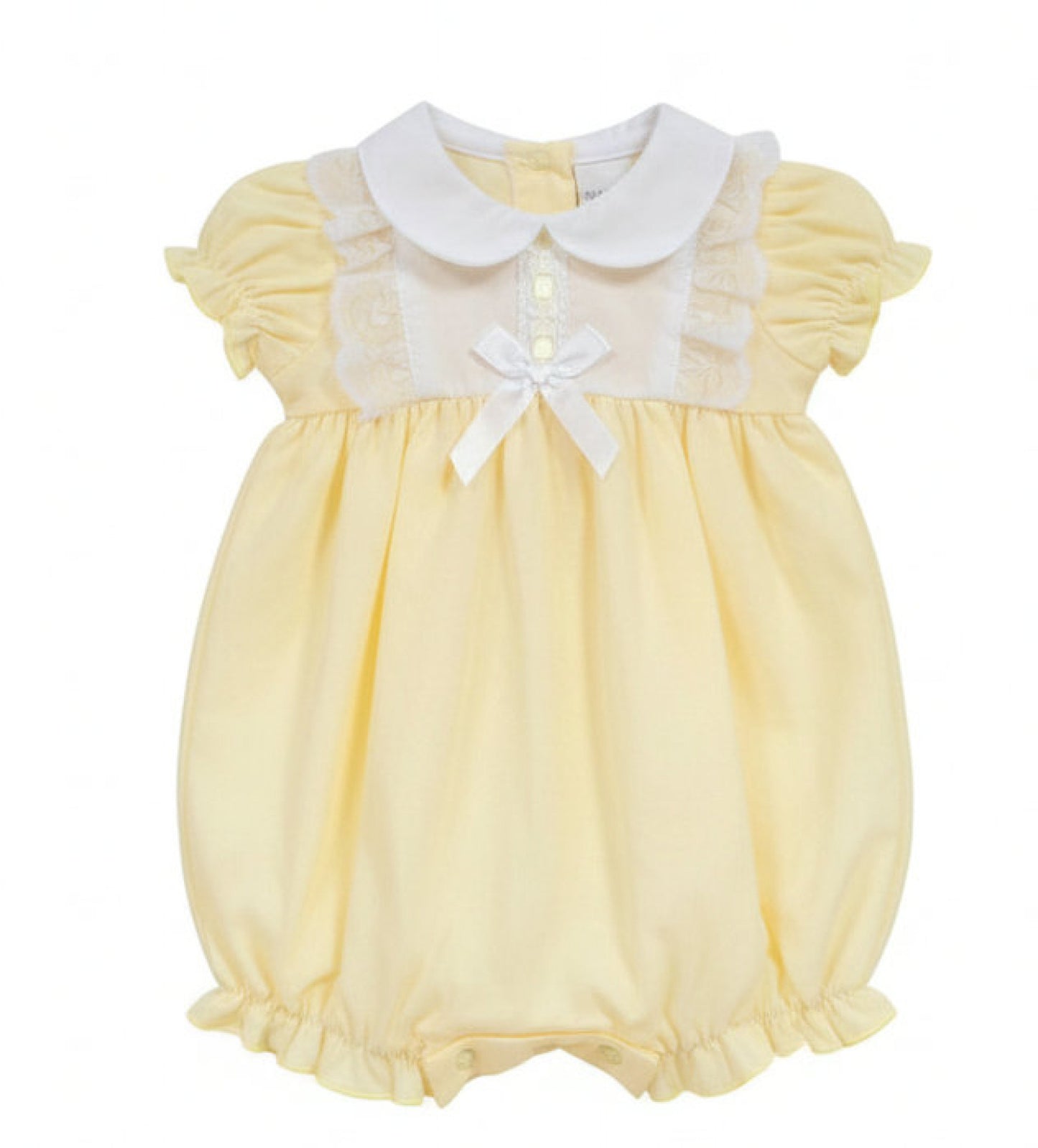 My Little Chick Baby Girls Yellow Romper