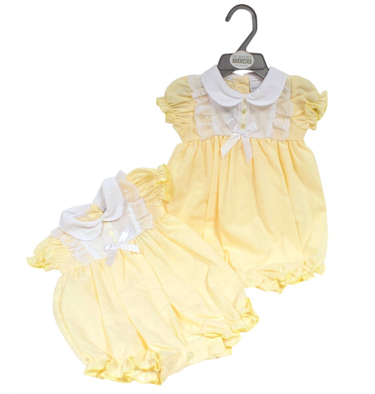 My Little Chick Baby Girls Yellow Romper