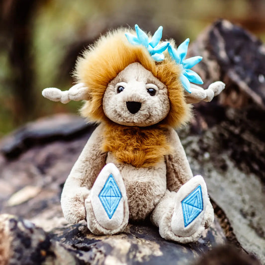 Charlie Bears Topaz Blu Soft Plush Teddy Bear Troll