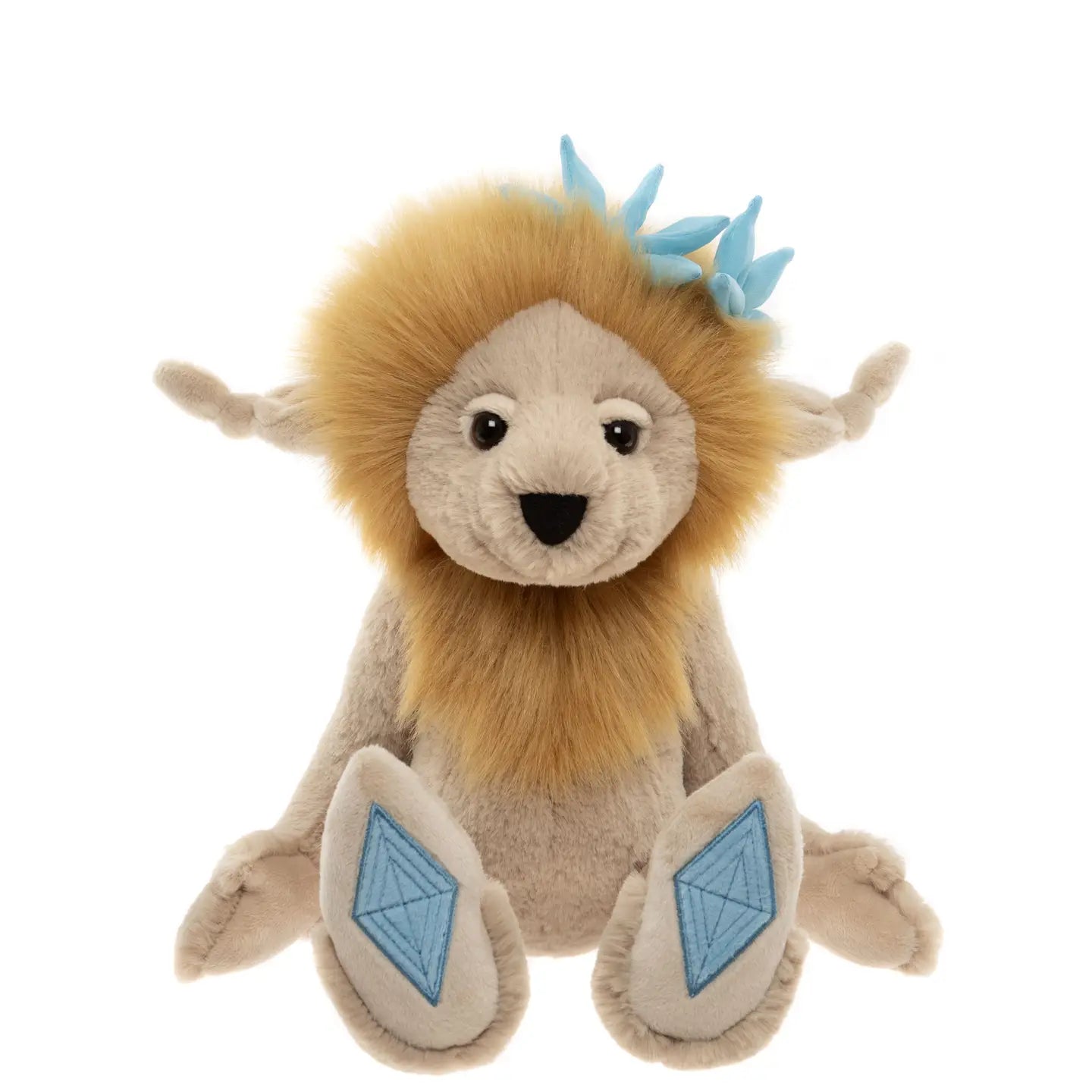 Charlie Bears Topaz Blu Soft Plush Teddy Bear Troll