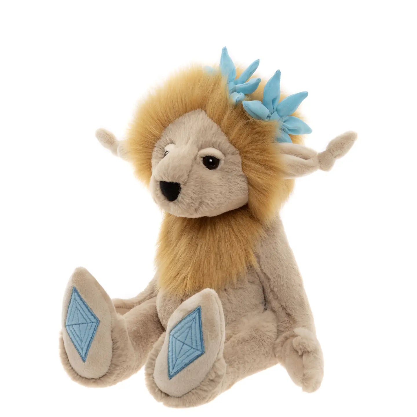 Charlie Bears Topaz Blu Soft Plush Teddy Bear Troll