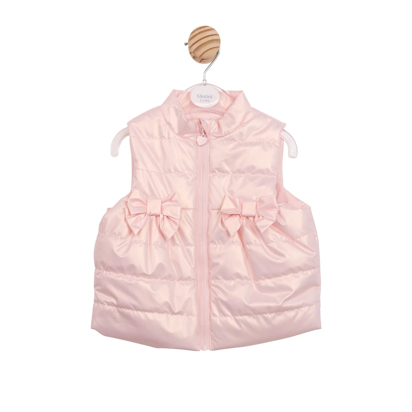 Mintini Girls Lightweight Padded Gilet Coat