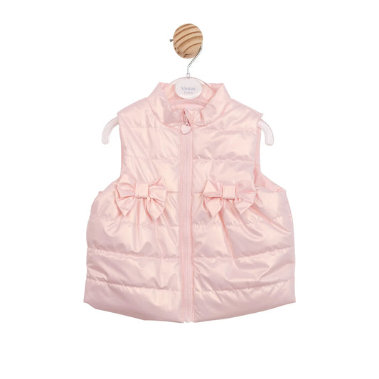 Mintini Girls Lightweight Padded Gilet Coat