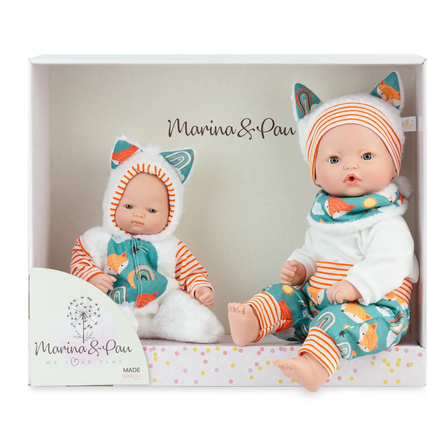 Marina and Pau Little Family Two Dolls