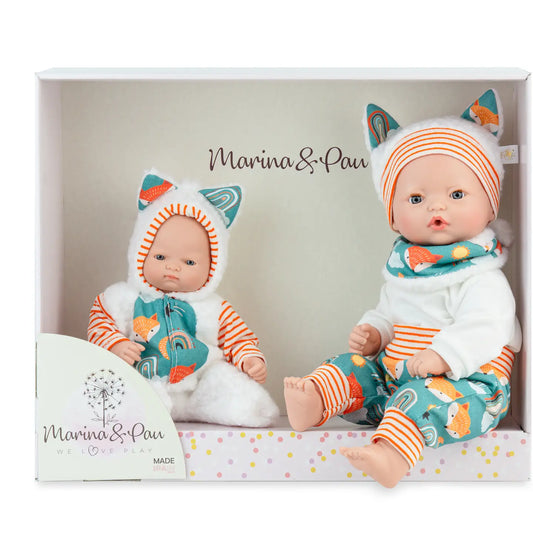 Marina and Pau Little Family Two Dolls