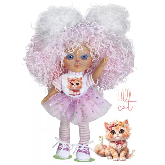 Nines d’Onil Dainty Collectable Lady Cat Doll