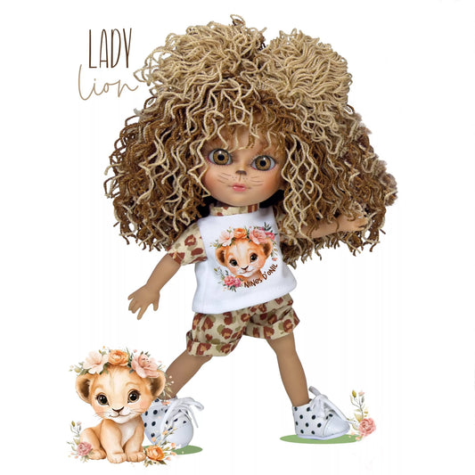 Nines d'Onil Collectable Dainty Lady Lion Doll