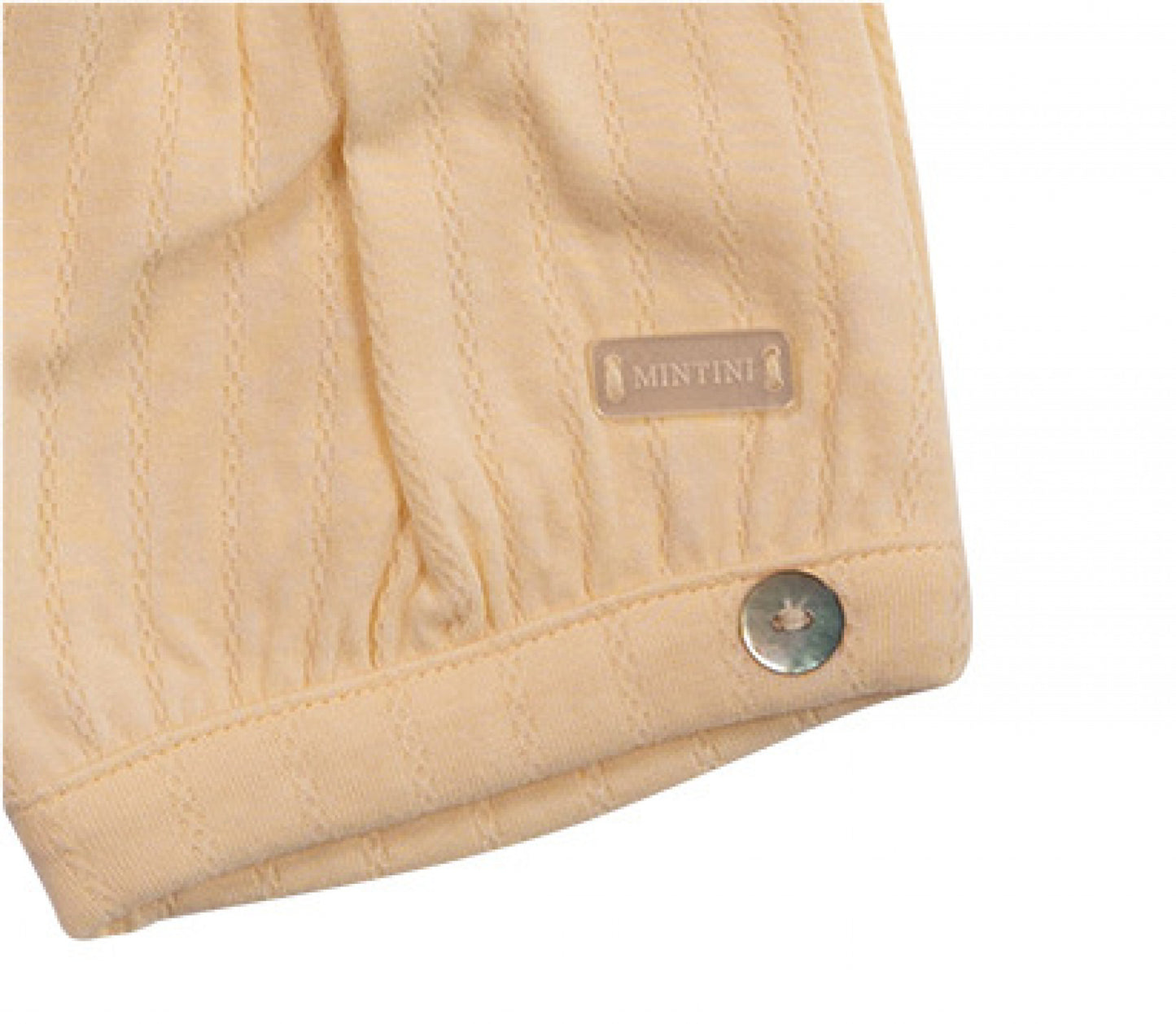 Mintini Boys Yellow White Bloomer Shorts Set