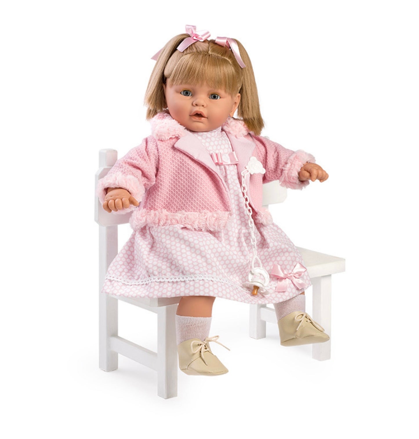 Berbesa Girl Toddler 62 cms Soft Bodied Doll Made in Spain