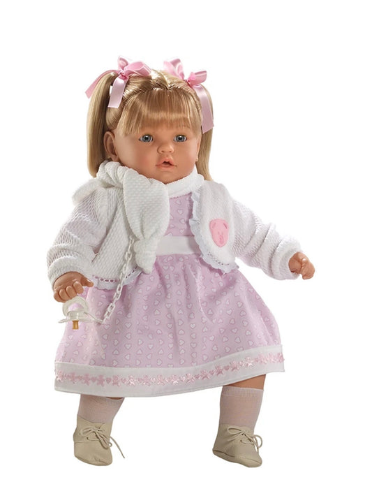 Berbesa Girl Soft Bodied 62 cms Toddler Doll Made in Spain