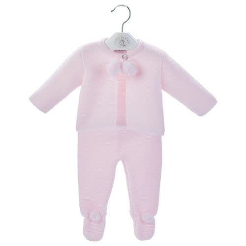 Dandelion Knitted Pom Pom Two Piece Set